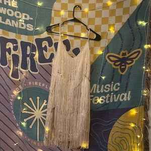 Champagne 1920s style Lulu’s dress